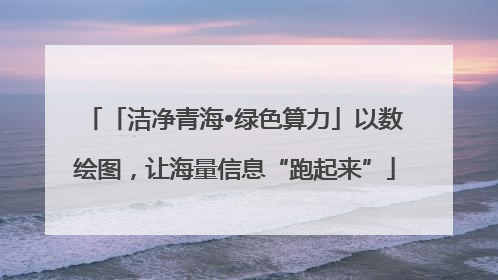 「洁净青海•绿色算力」以数绘图，让海量信息“跑起来”