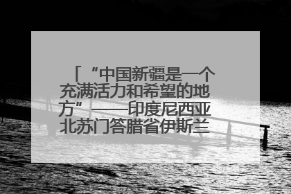 “中国新疆是一个充满活力和希望的地方”——印度尼西亚北苏门答腊省伊斯兰教代表团参访新疆