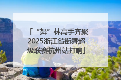 “舞”林高手齐聚 2025浙江省街舞超级联赛杭州站打响