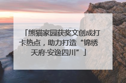 熊猫家园获奖文创成打卡热点，助力打造“锦绣天府·安逸四川”
