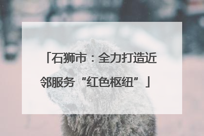 石狮市：全力打造近邻服务“红色枢纽”