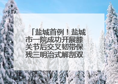 盐城首例！盐城市一院成功开展膝关节后交叉韧带保残三明治式解剖双束重建术