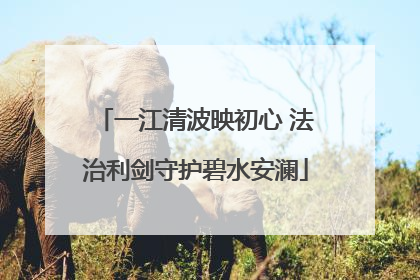 一江清波映初心 法治利剑守护碧水安澜