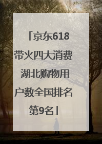 京东618带火四大消费 湖北购物用户数全国排名第9名