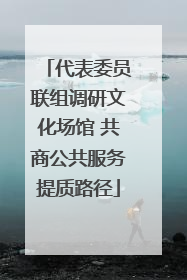 代表委员联组调研文化场馆 共商公共服务提质路径