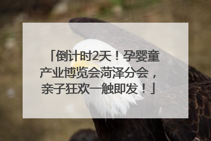 倒计时2天！孕婴童产业博览会菏泽分会，亲子狂欢一触即发！