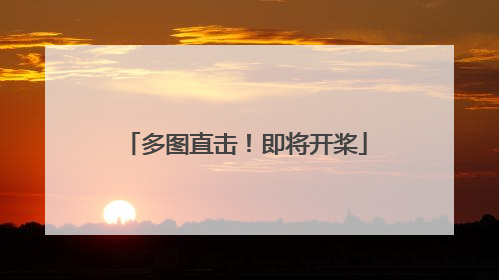 多图直击！即将开桨