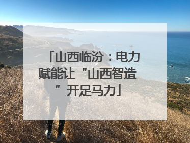 山西临汾：电力赋能让“山西智造”开足马力