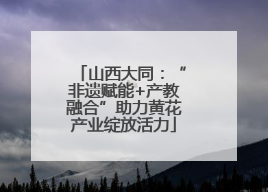 山西大同：“非遗赋能+产教融合”助力黄花产业绽放活力