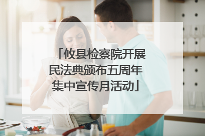 攸县检察院开展民法典颁布五周年集中宣传月活动