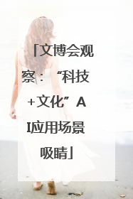 文博会观察：“科技+文化”AI应用场景吸睛