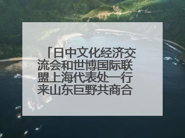 日中文化经济交流会和世博国际联盟上海代表处一行来山东巨野共商合作新机遇