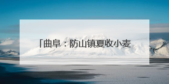 曲阜：防山镇夏收小麦实现烘干“不过夜”