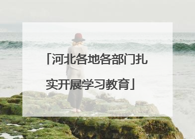 河北各地各部门扎实开展学习教育