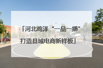 河北鸡泽“一品一播”打造县域电商新样板