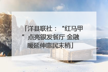 洋县联社：“红马甲”点亮银发餐厅 金融暖延伸惠民末梢