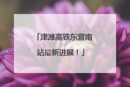 津潍高铁东营南站最新进展！