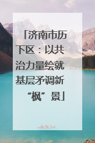 济南市历下区：以共治力量绘就基层矛调新“枫”景