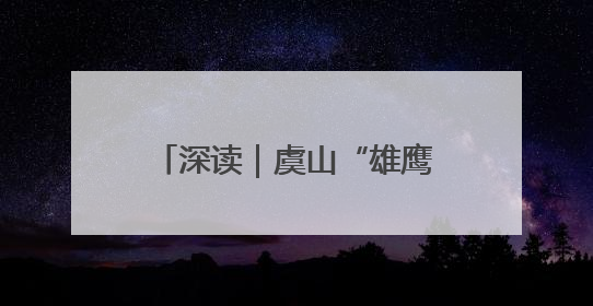 深读｜虞山“雄鹰”展翅的养成逻辑