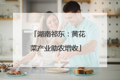 湖南祁东：黄花菜产业助农增收