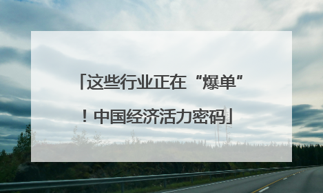 这些行业正在“爆单”！中国经济活力密码