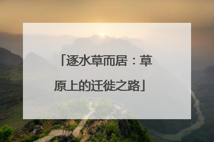 逐水草而居：草原上的迁徙之路