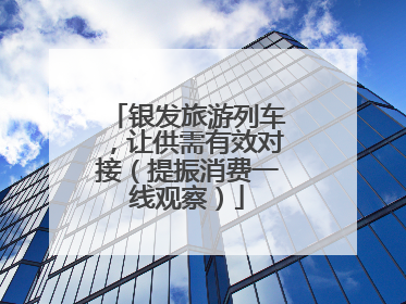 银发旅游列车，让供需有效对接（提振消费一线观察）