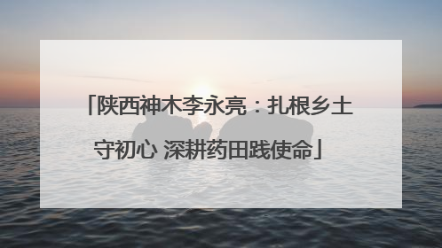 陕西神木李永亮：扎根乡土守初心 深耕药田践使命