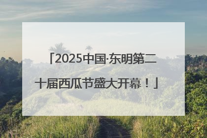 2025中国·东明第二十届西瓜节盛大开幕！