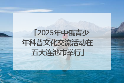 2025年中俄青少年科普文化交流活动在五大连池市举行