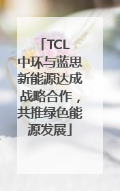 TCL 中环与蓝思新能源达成战略合作，共推绿色能源发展
